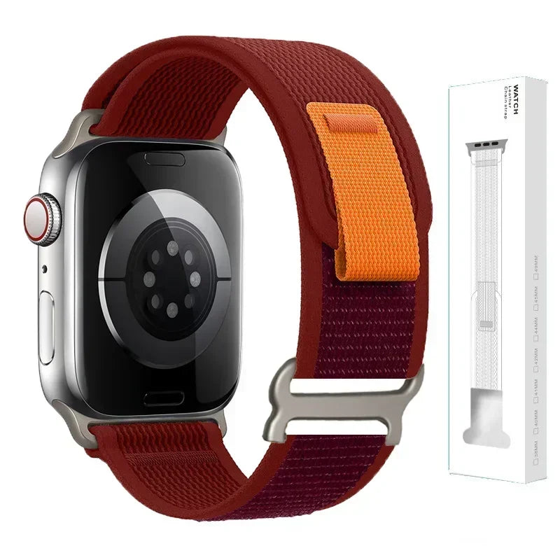 Strap for Apple Watch 10 42 46MM 45mm Ultra2 49mm 44 40mm 41 42mm 38mm 45 44 mm Trail loop bands  for iwatch series 9 8 7 3 se