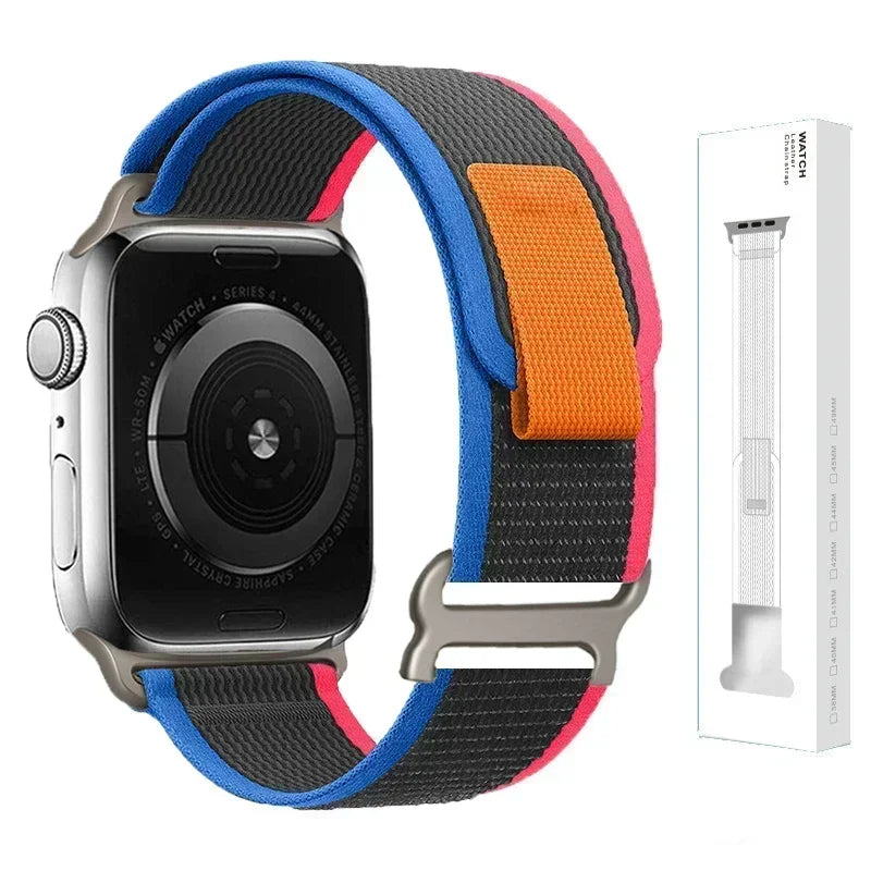 Strap for Apple Watch 10 42 46MM 45mm Ultra2 49mm 44 40mm 41 42mm 38mm 45 44 mm Trail loop bands  for iwatch series 9 8 7 3 se