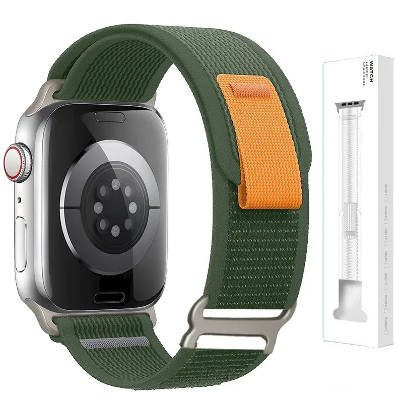 Strap for Apple Watch 10 42 46MM 45mm Ultra2 49mm 44 40mm 41 42mm 38mm 45 44 mm Trail loop bands  for iwatch series 9 8 7 3 se