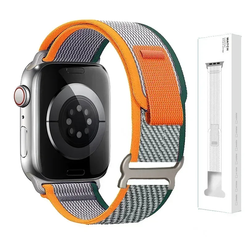 Strap for Apple Watch 10 42 46MM 45mm Ultra2 49mm 44 40mm 41 42mm 38mm 45 44 mm Trail loop bands  for iwatch series 9 8 7 3 se