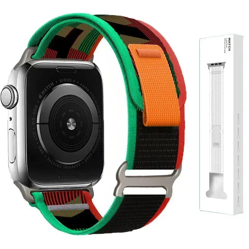 Strap for Apple Watch 10 42 46MM 45mm Ultra2 49mm 44 40mm 41 42mm 38mm 45 44 mm Trail loop bands  for iwatch series 9 8 7 3 se