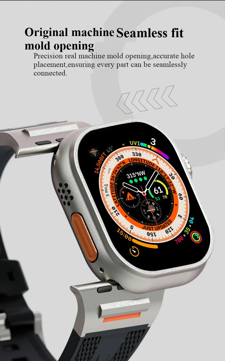 For HK11 ULTRA 3 Strap Stainless steel Silicone HK10 Pro MAX WIFI Smart Watch Band HK9 Ultra 2 HK8 PRO MAX HK ULTRA ONE Bracelet