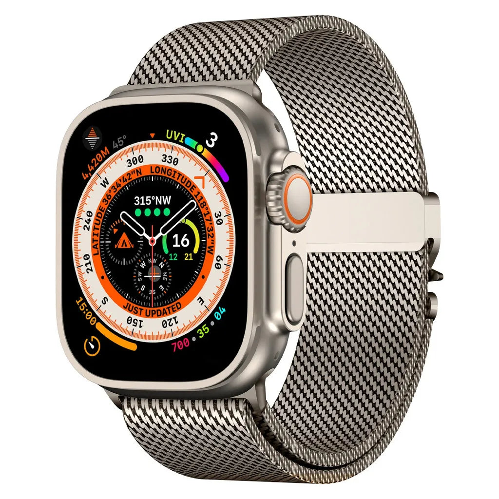 Milanese Strap Band Solo Loop Bracelet for Apple Watch Ultra 3 49mm 46 42 44 45 41 40 38mm Iwatch Series 11 10 9 8 7 6 SE 54321