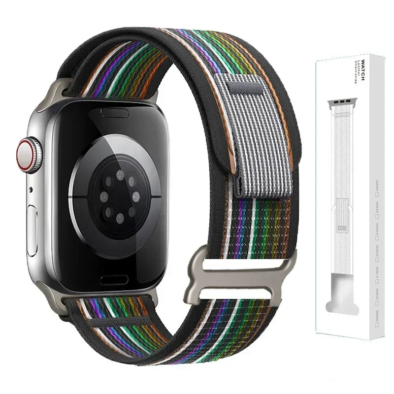 Strap for Apple Watch 10 42 46MM 45mm Ultra2 49mm 44 40mm 41 42mm 38mm 45 44 mm Trail loop bands  for iwatch series 9 8 7 3 se