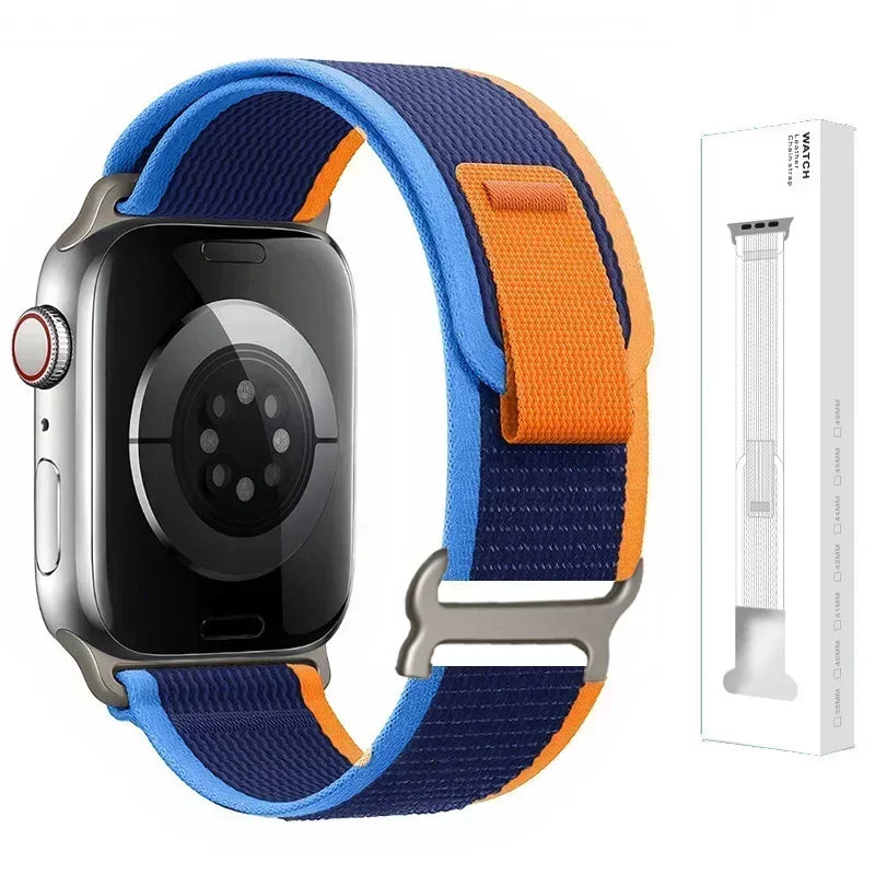 Strap for Apple Watch 10 42 46MM 45mm Ultra2 49mm 44 40mm 41 42mm 38mm 45 44 mm Trail loop bands  for iwatch series 9 8 7 3 se