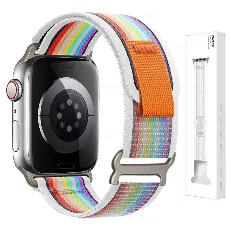 Strap for Apple Watch 10 42 46MM 45mm Ultra2 49mm 44 40mm 41 42mm 38mm 45 44 mm Trail loop bands  for iwatch series 9 8 7 3 se